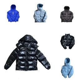 Fashion Trapstar London Decoded Hooded Puffer 2.0 Gradient Jacket Embroidered Thermal Hoodie Men Women Winter Coat Tops classic 888ss 2023