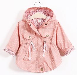 Children039s Jacket Girls Outwear Casual Hooded Coats Girls Jackets School 28Y Baby Kids Trench Spring Autumn Factory Cost Who3496259