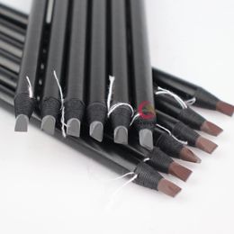 Machine Black Brown Eyebrow Pencil Cosmetic Pen Brush for Brows Eyeliner Natural Longlasting Tattoo Tint Waterproof Eye Brow Makeup Set