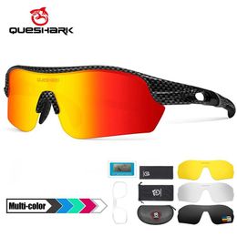 Sunglasses Queshark Women Men Polarised Cycling Sunglasses Sports Mtb Bicycle Eyewear Riding Road Uv Mirror Bike Glasses Goggles Qe47