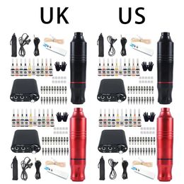 Machine Professional Cartridge Tattoo Hine Pen Rotary Set for Tattoo Artists Beginners Us Plug