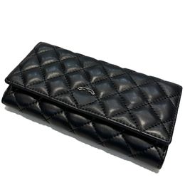 Card Luxury Fashion Designer Women Wallet 23s Clutch Bag Paris New Genuine Leather Fold Over High Quality Original French Brand Letter Multi Functional Purse