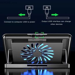 Laptop Cooling Pads Aluminum Alloy Laptop Cooler Stand 11"-18" Ultra Slim Quiet Notebook Radiator Portable PC Computer Cooling Pad