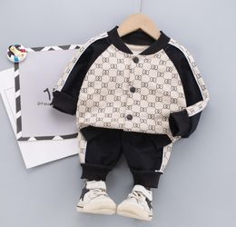 Kids Autumn Children Clothing Boys Sets Tracksuit Baby Girls Clothes Casual Print Cotton Suit Costume3361293