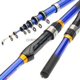 Boat Fishing Rods Telescopic Rock Fishing Rod Spinning Fly Carp Feeder Carbon Fiber Pesca 3M 2.7M 2.4M 2.1M 1.8M 1.5M Mini Travel Reel SeatL231223