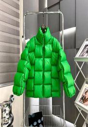 Plus size Green down jacket Winter luxury classic ladies fashion hip hop hat print outdoor warm Ladies stylist coat patchwork stre4640222