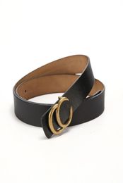 Solid Colour deisigner Belt womens mens belts fashion large metal letter buckle ceinture homme business style soft leather wide adj2358870