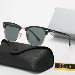 Luxury New Brand Polarized Sunglasses Men Women Pilot Sunglasses UV400 Eyewear Glasses Metal Frame Polaroid Lens With Box Case273k