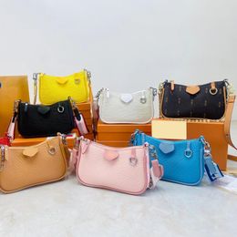 Designer Bags Easy Pouch On Strap Embossed High Quality Bag Handbag Women Messenger Handbags Chain Shoulder Crossbody Bags Wallets Pochette Purse