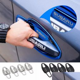 Other Exterior Accessories 3 Colours 8Pcs Stainless Steel Door Handle Ers Bowl For Subaru Forester Drop Delivery Automobiles Motorcycle Dhkaw