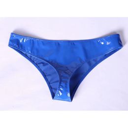 SXXL Plus Size Wetlook Women Thongs G String Sexy Panties PVC Shiny Tanga Thong Briefs Underwear Lingerie Calcinha Panty Bragas 231222