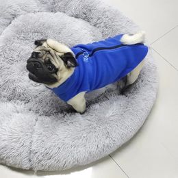 Winter Dog Clothes Soft Fleece Chihuahua Jacket French Bulldog Coat for Small Medium Cat Warm Vest Puppy Pug Pet Apparel 231222