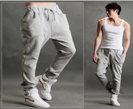 new Casual Harem Pants Athletic Hip Hop Dance Sporty Hiphop Mens Sport Sweat Pants Slacks Loose Long Man Trousers Sweatpants9143030