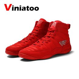 Shoes New Professional Wrestling Shoes Men Light Weight Wrestling Sneakers Women Size 3945 Flighting Sneakers Ladies Boxing Shoes