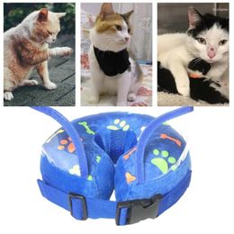 Dog Collars Adjustable Inflatable Collar For Post Recovery Soft Comfortable Cone With Clear Baffle Suitable Dogs Cats