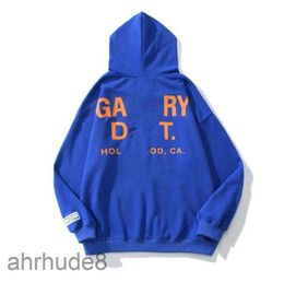 New Men's Hoodies Sweatshirts Hoodie Designer Galleryes Depts Gary Painted Graffiti Used Letters Printed Loose Casual Fashion Men and Women Hoody 2wgg 6RZ6