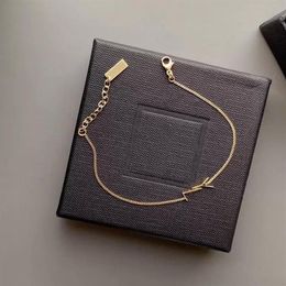 Designer Gold Chain Bracelet Womens Bracelets Love Jewellery Luxury Letter Pendant Y Bracelet For Women Charm Earring Wedding G22052226g