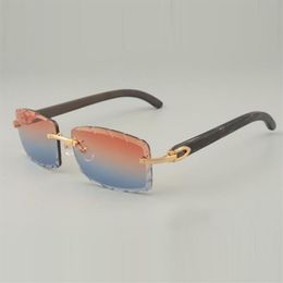 buffs sunglass 8100915 with natural black pattern horn legs and carved Colour lenses 56mm298u