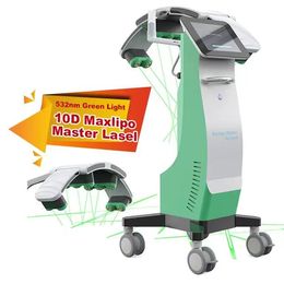Best Effects Athletics Injuries 10D Lipo Laser Slimming 532nm Green Red Light Weight Loss Slimming Machine For Beauty Salon