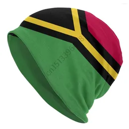 Berets Vanuatu Flag Beanie Bonnet Knit Hats Men Women Cool Unisex Adult Winter Warm Skullies Beanies Cap