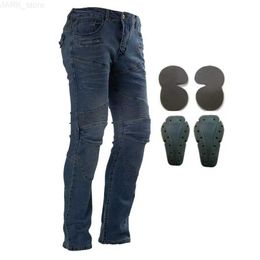 Motorcycle Apparel Motorcycle Riding Pants Pantalon Moto Jeans for Men Women Motocross Racing Trousers with 4 Knee Hip Protective PadsL231223