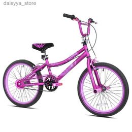 Bikes 20 In. Cool BMX Girl's Bike Purple/Pink/Blue Age 8 to 12 years