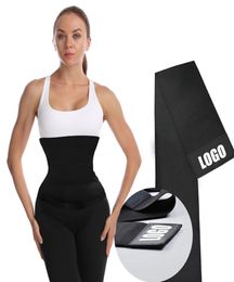 Black Waist Trainer Shaperwear Belts Women Slimming Tummy Wrap Belt Resistance Bands Body Shaper Control Strap5624497