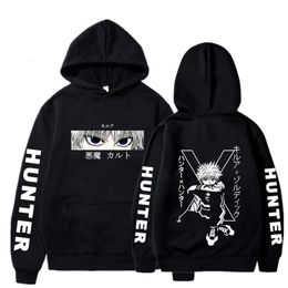 Haruku Japna Anime X Hunter Hoodies Men Women Killua Zoldyck Sweatshirts Casual Streetwear Pullover Oversized Y2k Cloth