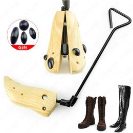 Accessories 1Pc Wood shoe trees Expanded For High Heels Boots Shape shoes tree Adjustable Professional Shoe Stretcher Female Expansion