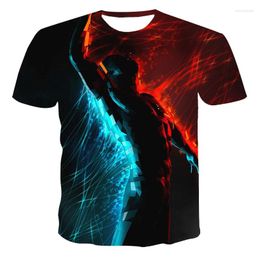 Men's T Shirts 3D Animal Printing T-Shirt Breathable Streetwear Splicing Shirt XXS-6XL Fashion Clothing
