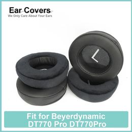 Accessories Earpads For Beyerdynamic DT770 Pro DT770Pro Headphone Earcushions Protein Velour Pads Memory Foam Ear Pads