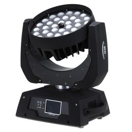 Light China RGBWA UV 6 in 1 Zoom 36*18W DMX LED Moving Head Wash Light for Stage KTV Bar