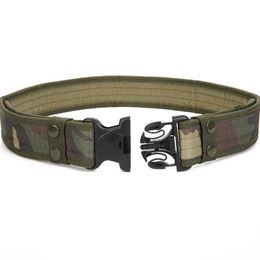 Belts TJ-TingJun Oxford Cloth Tactical Belt Men's Canvas With Outdoor Army Fan Fashion EVA Sponge Outer WDY2256k