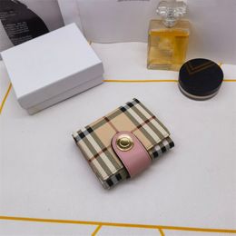 Paris designer plånbok gitter läder handväska hårdvarelås mynt kvinnor plånbok koppling kedjor mini påse korthållare handväska
