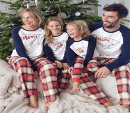 Family Christmas Pyjamas New Year Family Matching Outfits Mother Father Kids Baby Clothes Sets Xmas Bear Printed Pyjamas Sleepwear3446787