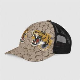 2022 66 New Designers Ball Caps Hats For Men Women Fashion Unisex Tiger Bee Kingsnake Print Baseball Hat Mens Womens Casual Adjust3007