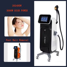 2024 755nm 808nm 1064nm Ice Triple Wavelength Diode Laser Lazer For Hair Removal Machine