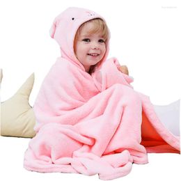 Towel Children's Bath Cape With CAP Baby Robe Cotton Absorbent Blanket