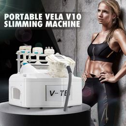 Portable V10 Body Contouring RF Vacuum Roller Therapy Fat Reduction Machine For Belly Back Arms Thighs Massage