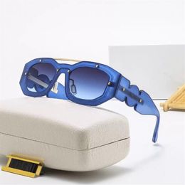 Irregular Hexagon Fashion Sunglasses Designers Big Frame Glasses For Women Men Green Yellow Pink Classic Eyewear2164
