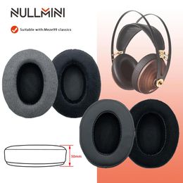 Earphones NullMini Replacement Earpads for Meze99 classics Headphones Leather Velvet Velour Sleeve Earphone Earmuff