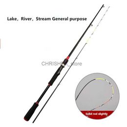 Boat Fishing Rods Fibre UltraLight Fishing Bait Weight Lure Fishing Rod Casting Spinning SIC Guide Ring Handle Carbon Predator SpinningL231223