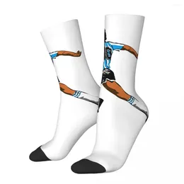 Men's Socks Hip Hop Retro El Diego Crazy Compression Unisex Armando Maradona Argentina Harajuku Pattern Crew Sock Boys