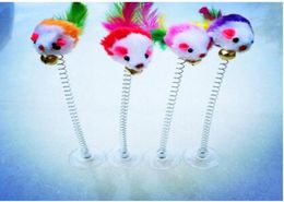 Sway mice Multicolored sucker spring Cat bells and cat toy L6714493745