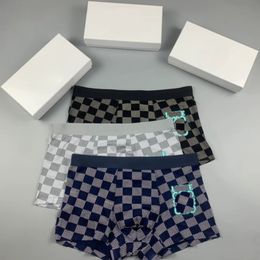 High quality Mens Designers Boxers Brands Underpants Sexy Classic Mens Boxer Casual Shorts Underwear Breathable Cotton Underwears 3pcs With Box ffdhsfjsjd