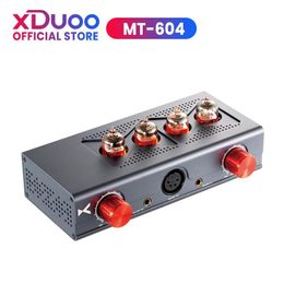 Mixer XDUOO MT604 Balanced Tube Headphone Amplifier 6J1 Pre Amp XLR/4.4MM Balanced Input/Output MT604