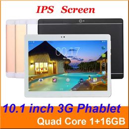 PC 10.1 10" MTK6582 Quad Core Android 5.1 WCDMA 3G unlocked Phone Call tablet pc 1280*800 IPS screen Dual Camera SIM 1GB 16GB 2G 32GB