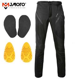 Motorcycle Apparel Summer Women Men Motorcycle Pants Mesh Breathable Motorbike Riding Pants Waterproof Motocross Clothes Casual Protective PantsL231223