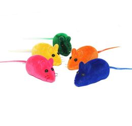 Dog Cat Playing Mics Squeak Noise Toy Lovely Rat Toy Mice False Mouse Bauble Multicolors3231919