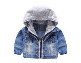 Baby Jeans Jacket Girls Kids 2019 Spring Boys Hoodies Coat Denim Long Sleeve Outerwear Children Windbreaker2355726